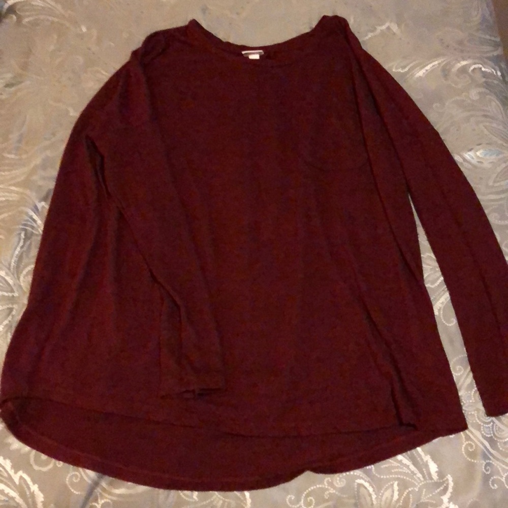 Burgundy lightweight sweater - XL